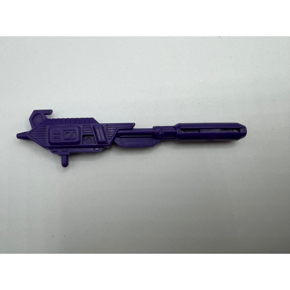 Vintage Transformers G1 Astrotrain Purple Rifle Gun Weapon Original 1985 Hasbro